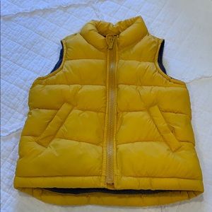 Yellow Puffer Vest